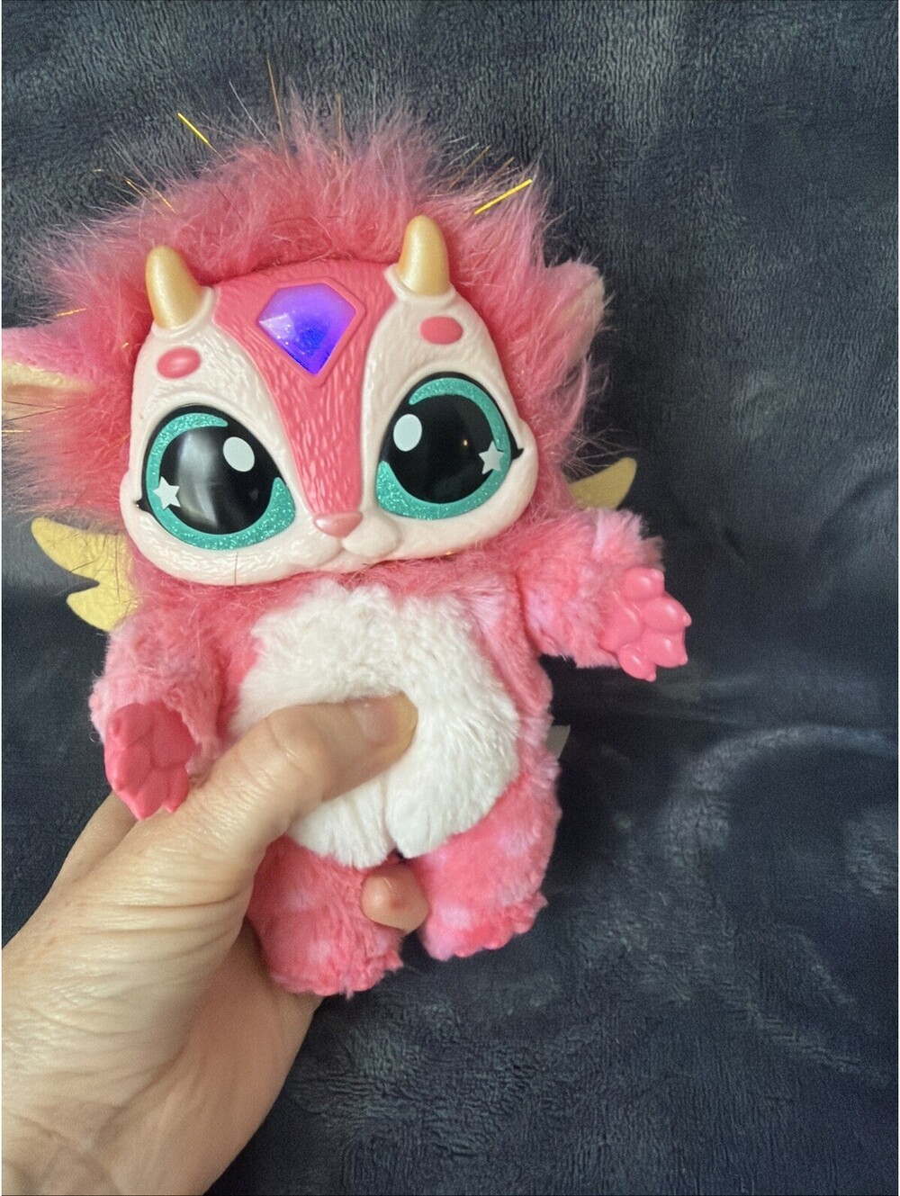 Magic Mixies Magical Misting Interactive 8 inch Pink Plush  New Batteries, Works